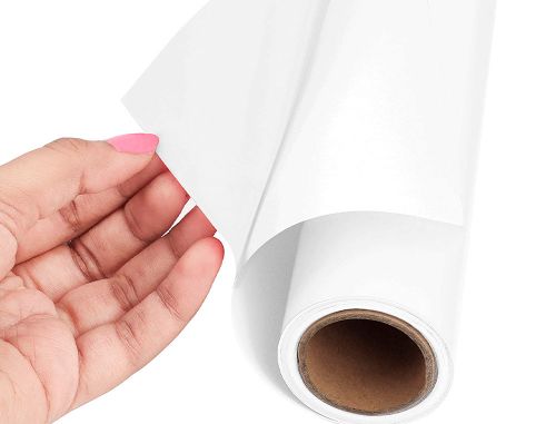 Rolo adesivo liderpapel unicolor branco brilho rolo de 0,45 x 20 mt , Liderpapel , 59418 , 8423473594180
